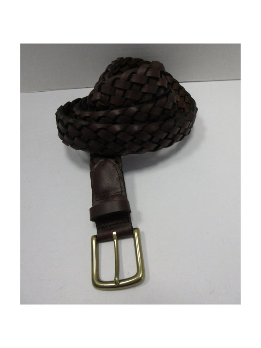 LL Bean Belt 1912 Jean Braided Genuine Leather Casual UK NEW